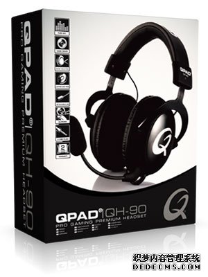 QPAD QH-90 Pro Gaming Hi-Fi Headset, Black